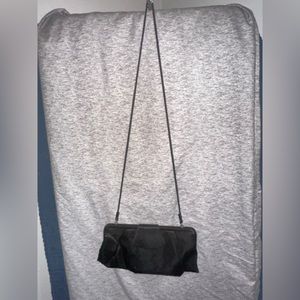 Black evening clutch